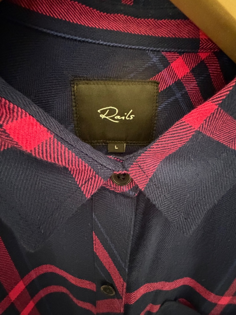 RAILS Hunter Top | Navy Lipstick | Size L - Picture 9 of 13